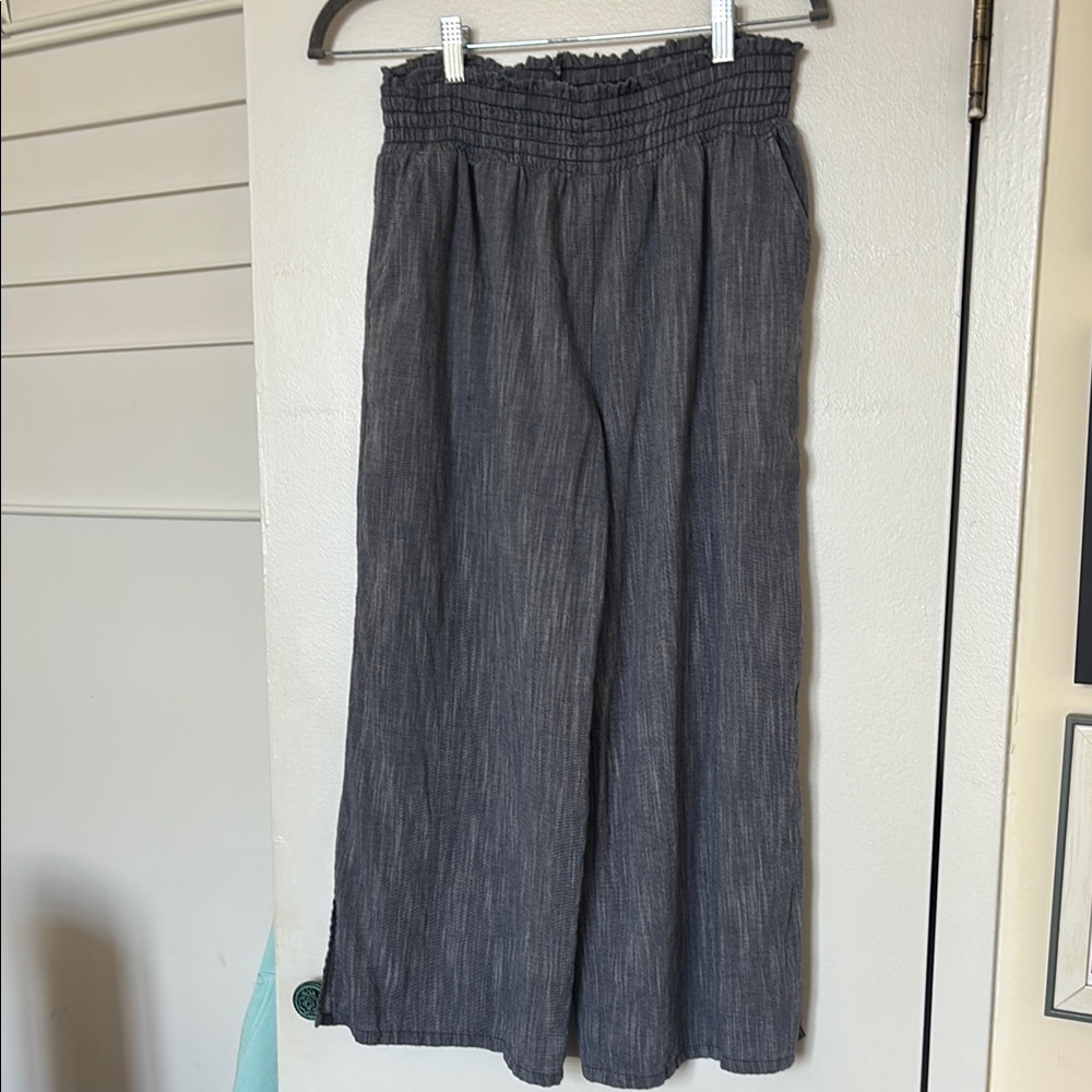Aerie cropped wide leg pants